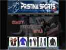 Website Snapshot of PRISTINA SPORTS
