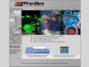 Website Snapshot of PRO-DEX, INC., OREGON MICRO SYSTEMS