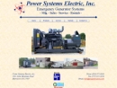 Website Snapshot of POWER SYSTEMS ELECTRIC, INC.