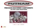 Website Snapshot of PUTNAM MACHINE PRODUCTS, INC.