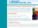 Website Snapshot of QUALITY BIORESOURCES, INC