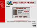 Website Snapshot of RAPID SCREEN REPAIR CO.