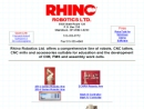 Website Snapshot of RHINO ROBOTICS LTD.