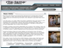 Website Snapshot of RITE-TEMP MFG., INC.