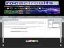 Website Snapshot of ROCA PRINTED CIRCUITS