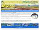 Website Snapshot of ROYAL ENERGY LTD