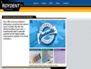 Website Snapshot of ROYDENT DENTAL PRODUCTS, INC.