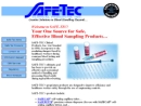 Website Snapshot of SAFE-TEC CLINICAL PRODUCTS, INC.