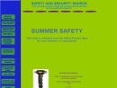 Website Snapshot of SAFETY & SECURITY SOURCE