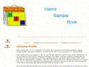 Website Snapshot of HARRIS SAMPLE BOOK CO.