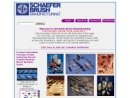 Website Snapshot of SCHAEFER BRUSH MFG. CO., INC.