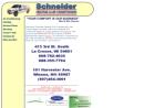 Website Snapshot of SCHNEIDER HEATING & AIR-CONDITIONING, INC.