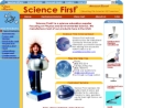 Website Snapshot of SCIENCE FIRST