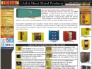 Website Snapshot of A & A SHEET METAL PRODUCTS INC