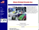 Website Snapshot of SHORE PRINTED CIRCUITS INC
