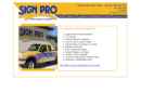 Website Snapshot of SIGN PRO