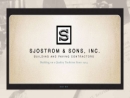 Website Snapshot of SJOSTROM & SONS, INC.
