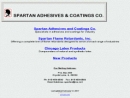 Website Snapshot of SPARTAN ADHESIVES & COATINGS CO.