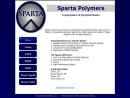 Website Snapshot of SPARTA POLYMERS, LLC