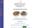 Website Snapshot of GORTON'S SPECIALTY PRODUCTS