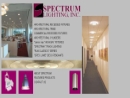 Website Snapshot of SPECTRUM LIGHTING, INC.