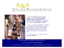 Website Snapshot of S & S TOOL & MACHINE, INC.