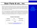 Website Snapshot of STAIR PARTS & ETC., INC.