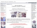 Website Snapshot of 9SCALE VACUUM PRODUCTS, INC.