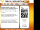 Website Snapshot of TABER EXTRUSIONS GULFPORT L. P.
