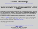 Website Snapshot of TAHOMA TECHNOLOGY, INC.