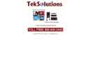 Website Snapshot of TEK SOLUTIONS, LLC
