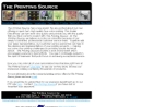 Website Snapshot of PRINTING SOURCE, INC., THE