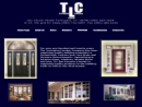 Website Snapshot of TLC DOORS & TRIM