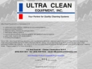 Website Snapshot of ULTRA CLEAN EQUIPMENT, INC.