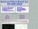 Website Snapshot of UNIVERSAL SHEET METAL, INC.