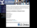 Website Snapshot of U. S. ORTHOTICS, INC.