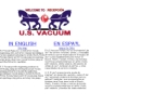 Website Snapshot of U.S. VACUUM PUMPS, LLC