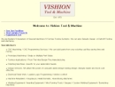 Website Snapshot of VISHION TOOL & MACHINE CO.