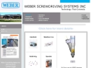Website Snapshot of WEBER SCREWDRIVING SYSTEMS, INC.