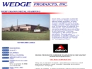 Website Snapshot of WEDGE PRODUCTS, INC.